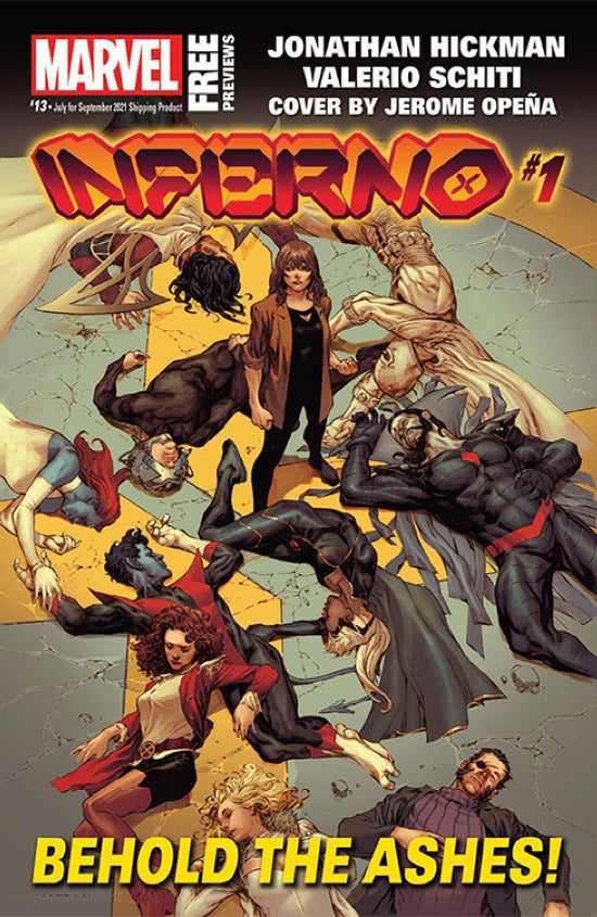 Marvel July 2021 Catalog Cover