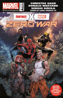 Marvel April 2022 Catalog cover