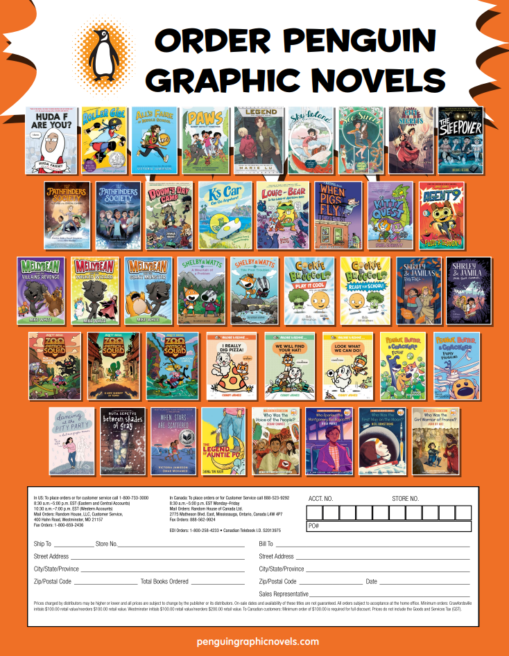 Penguin Graphic Sell Sheets (Early Reader to Young Adult)