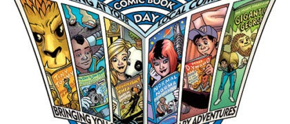 Free Comic Book Day Logo by Amanda Conner, 2015