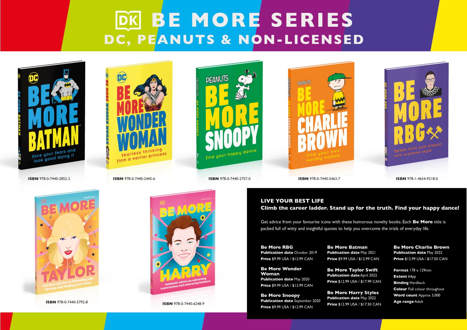 DK Be More Series – DC, Peanuts & Non-Licensed cover