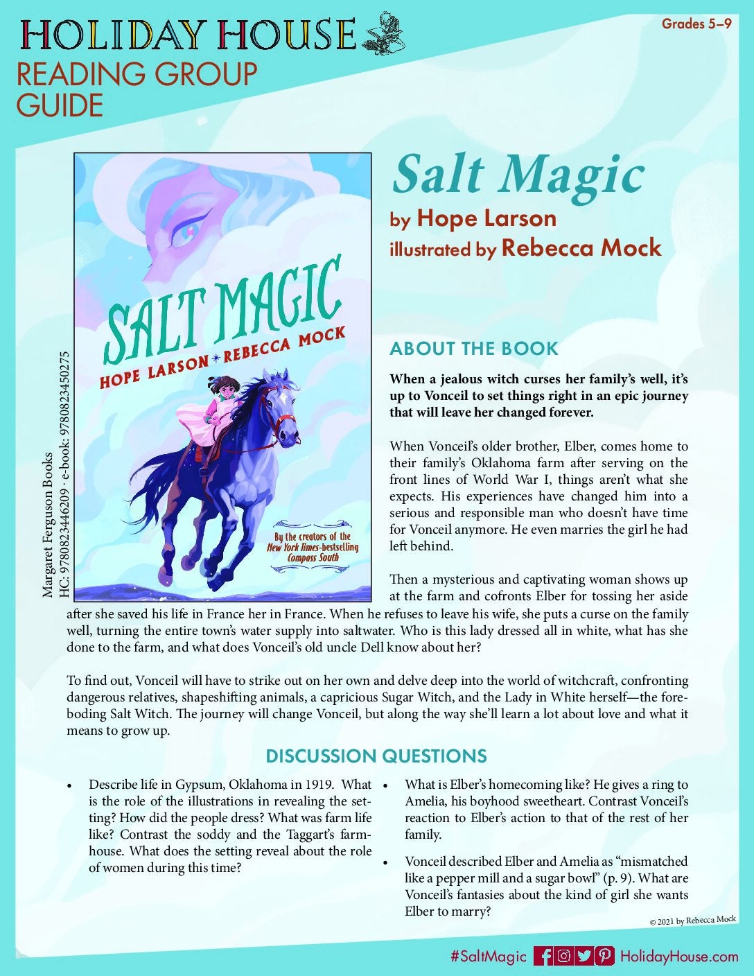 Salt Magic – Reading Group Guide cover