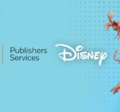 "PRH is now distributing Disney Publishing!" alongside Penguin Random House Publishers Services and Disney logos.
