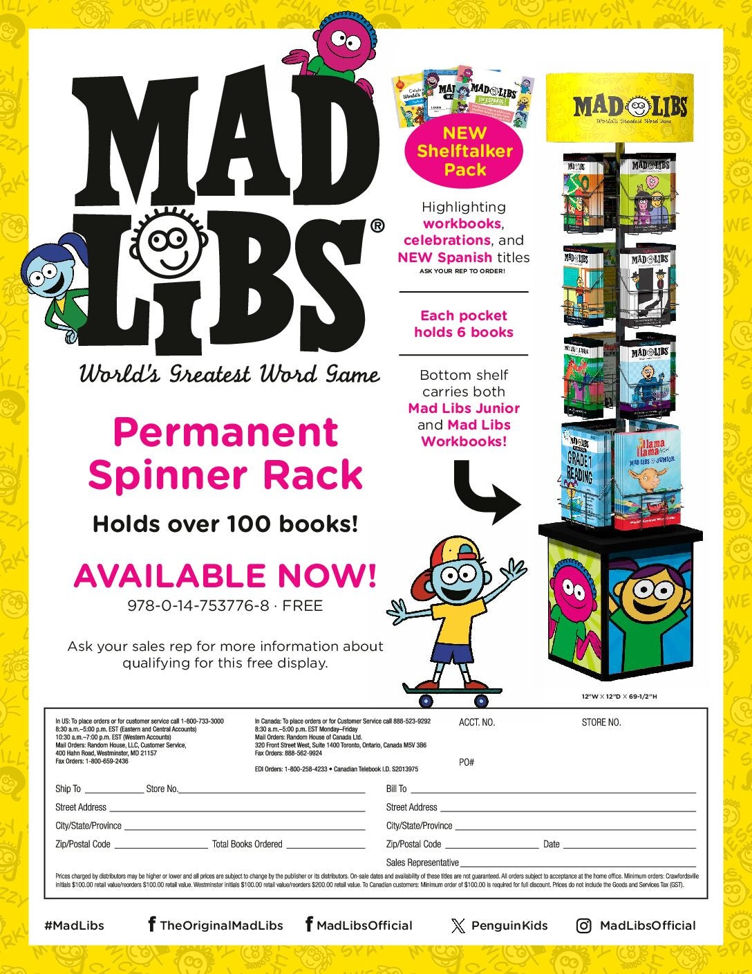 Mad Libs Spinner Rack cover
