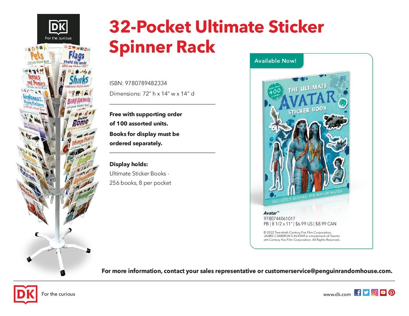 DK Ultimate Sticker Book Spinner Rack cover