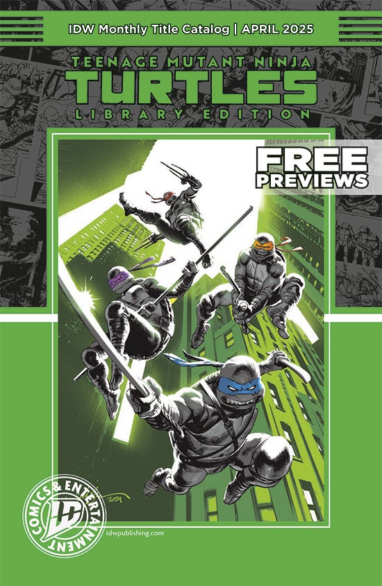 IDW April 2025 Catalog cover