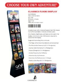 Choose Your Own Adventure 48-Book Floor Display cover