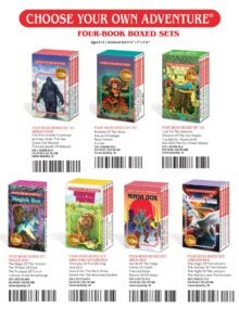 Choose Your Own Adventure 4-Book Boxed Sets Sell Sheet cover