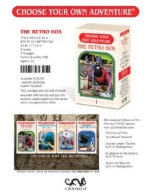 Choose Your Own Adventure The Retro Box Sell Sheet cover