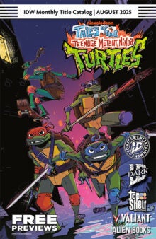 IDW August 2025 Catalog cover