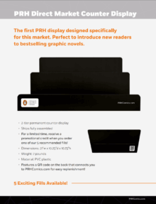 PRH Direct Market Counter Display cover