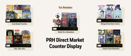 For Retailers: 5 New Fills Available for the PRH Direct Market Counter Display