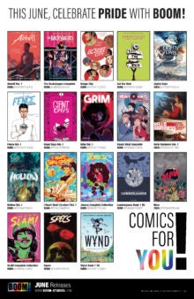 BOOM! Pride Month Sell Sheet cover